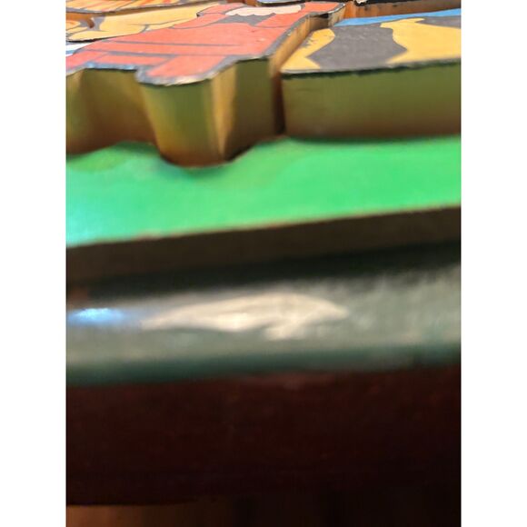 2 VTG rainbow crafts wooden Infant/ Toddler puzzles - Picture 3 of 4